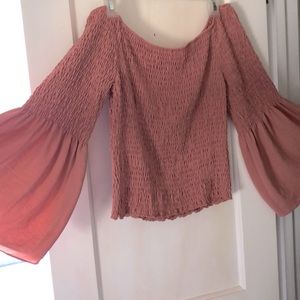 Off the shoulder crop top!